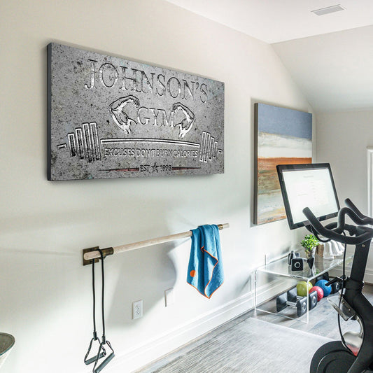 Gym Sign IX