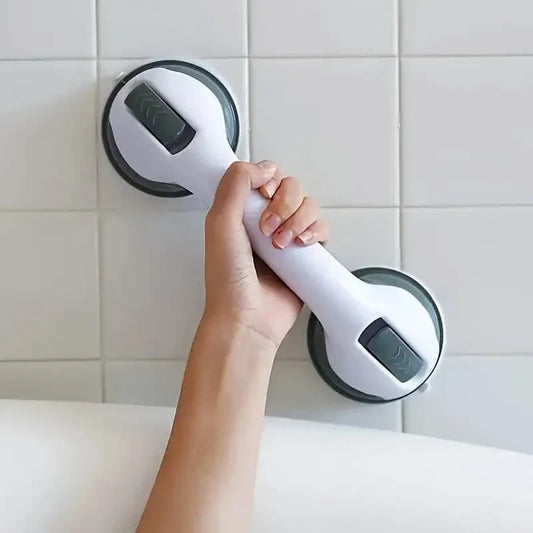 Modern Non-Slip Shower Handle, Powerful Suction, Safety Grip, Contemporary Design