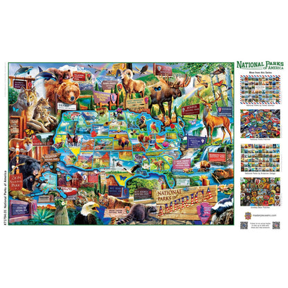 National Parks of America 1000 Piece Jigsaw Jigsaw Puzzle by Masterpieces Puzzles
