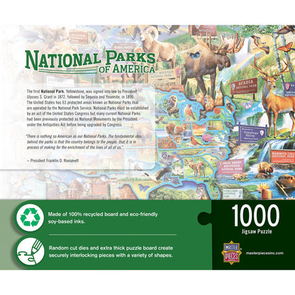 National Parks of America 1000 Piece Puzzle by Masterpieces