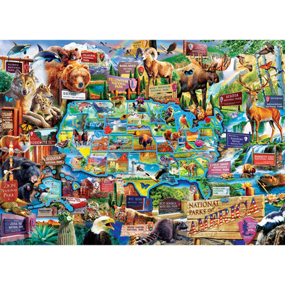 National Parks of America 1000 Piece Puzzle by Masterpieces