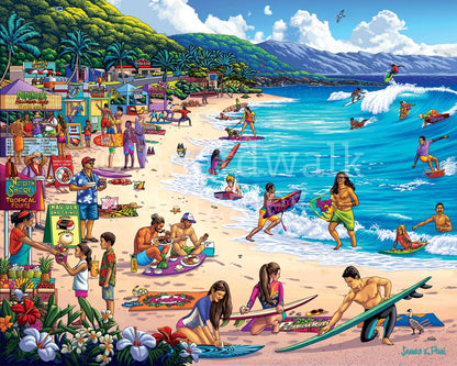 North Shore, Hawaii 500 Piece Jigsaw Puzzle by Boardwalk Puzzle Company