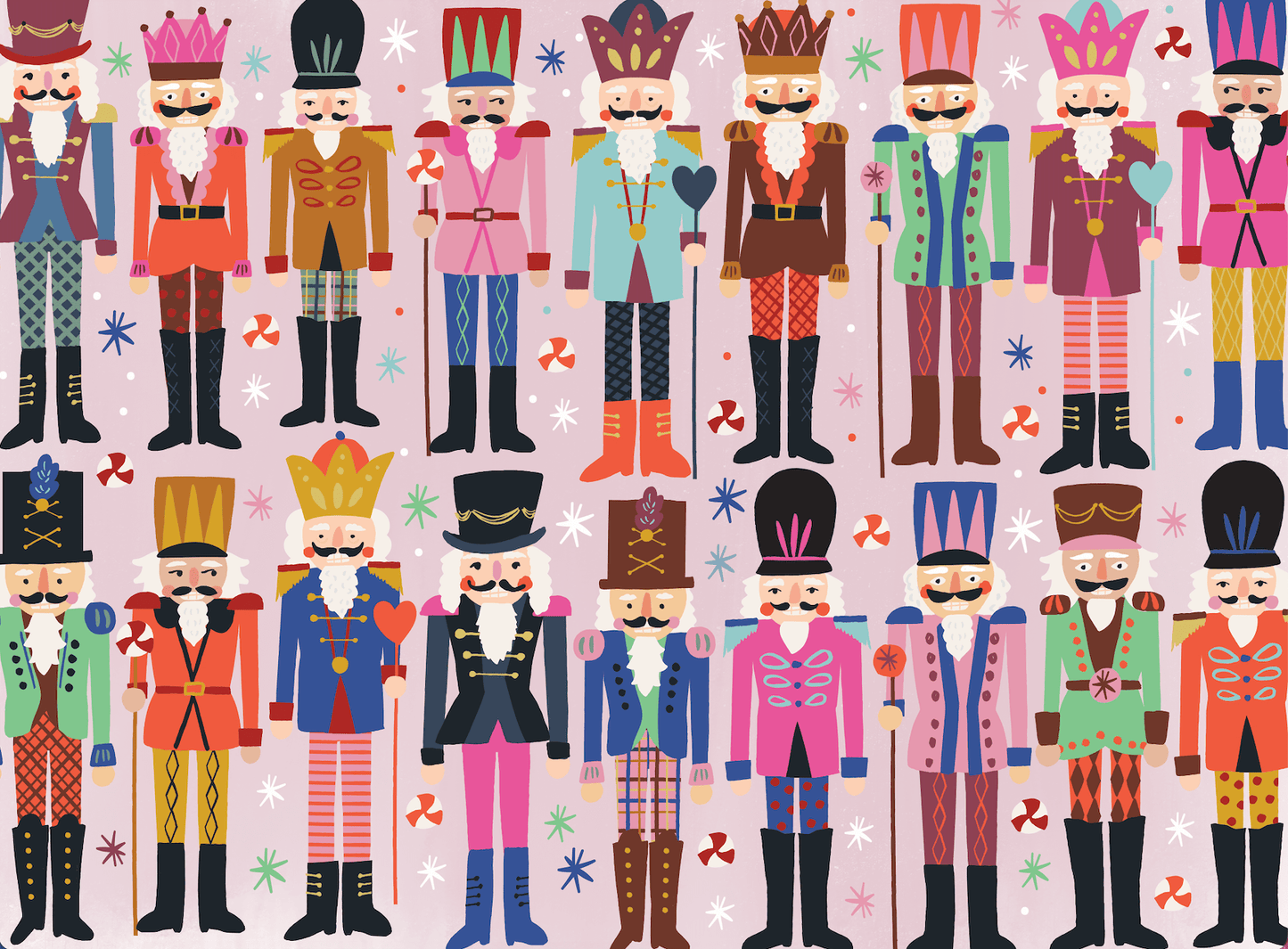 Nutcracker Collection 1000 Piece Jigsaw Puzzle by Puzzlefolk