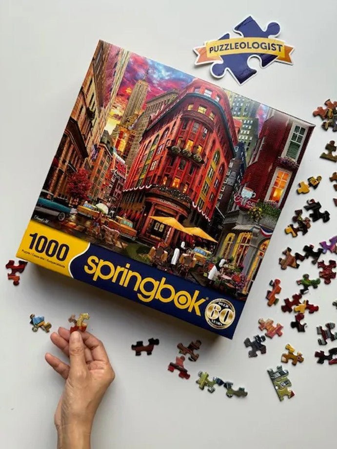 Nyc Street 1000 Piece Jigsaw Puzzle by Springbok Puzzles