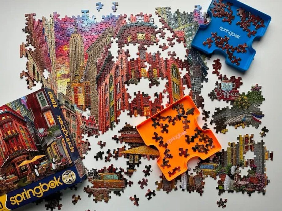 Nyc Street 1000 Piece Jigsaw Puzzle by Springbok Puzzles
