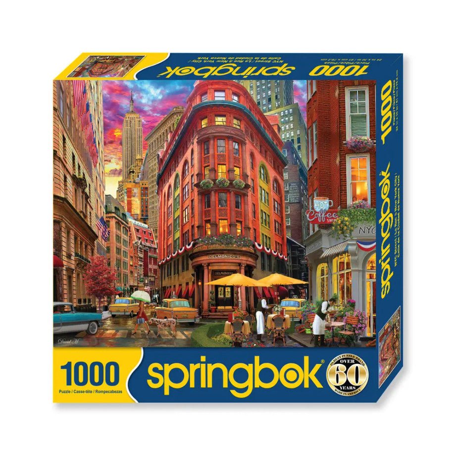 Nyc Street 1000 Piece Jigsaw Puzzle by Springbok Puzzles