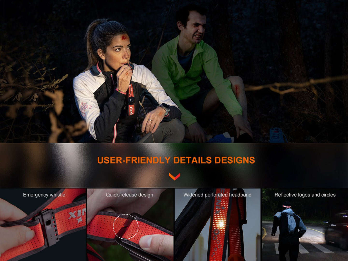 Fenix HM65R-T V2 Rechargeable Lightweight Trail Running Headlamp Otarealm
