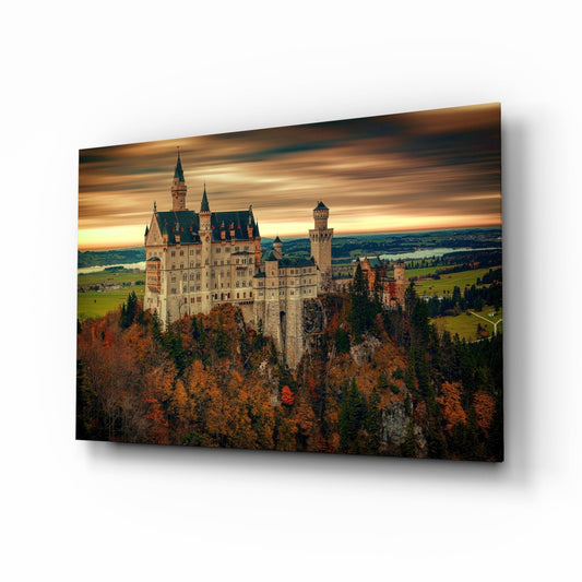 Castle Glass Wall Art