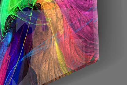 Colorful Patterns Glass Wall Art