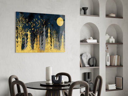 Colors of the Night Glass Wall Art