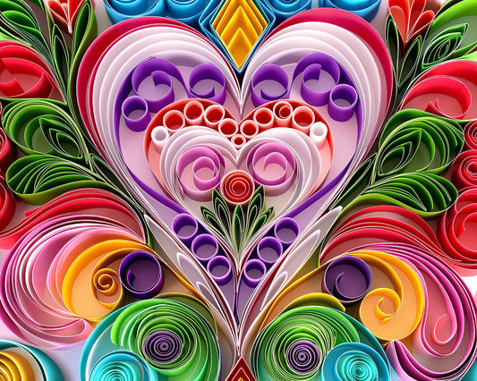 Paper Hearts 1000 Piece Jigsaw Puzzle | Springbok Puzzles