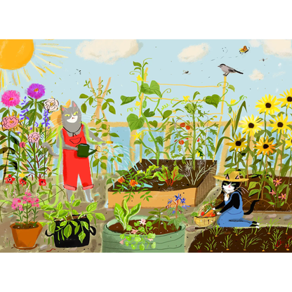 Pawted Plants 500 Piece Jigsaw Puzzle | Puzzlefolk