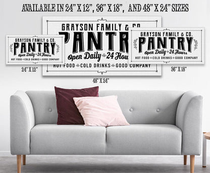 Personalized - Pantry - Canvas