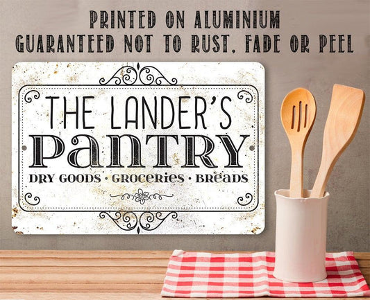 Personalized - Pantry - Metal Sign