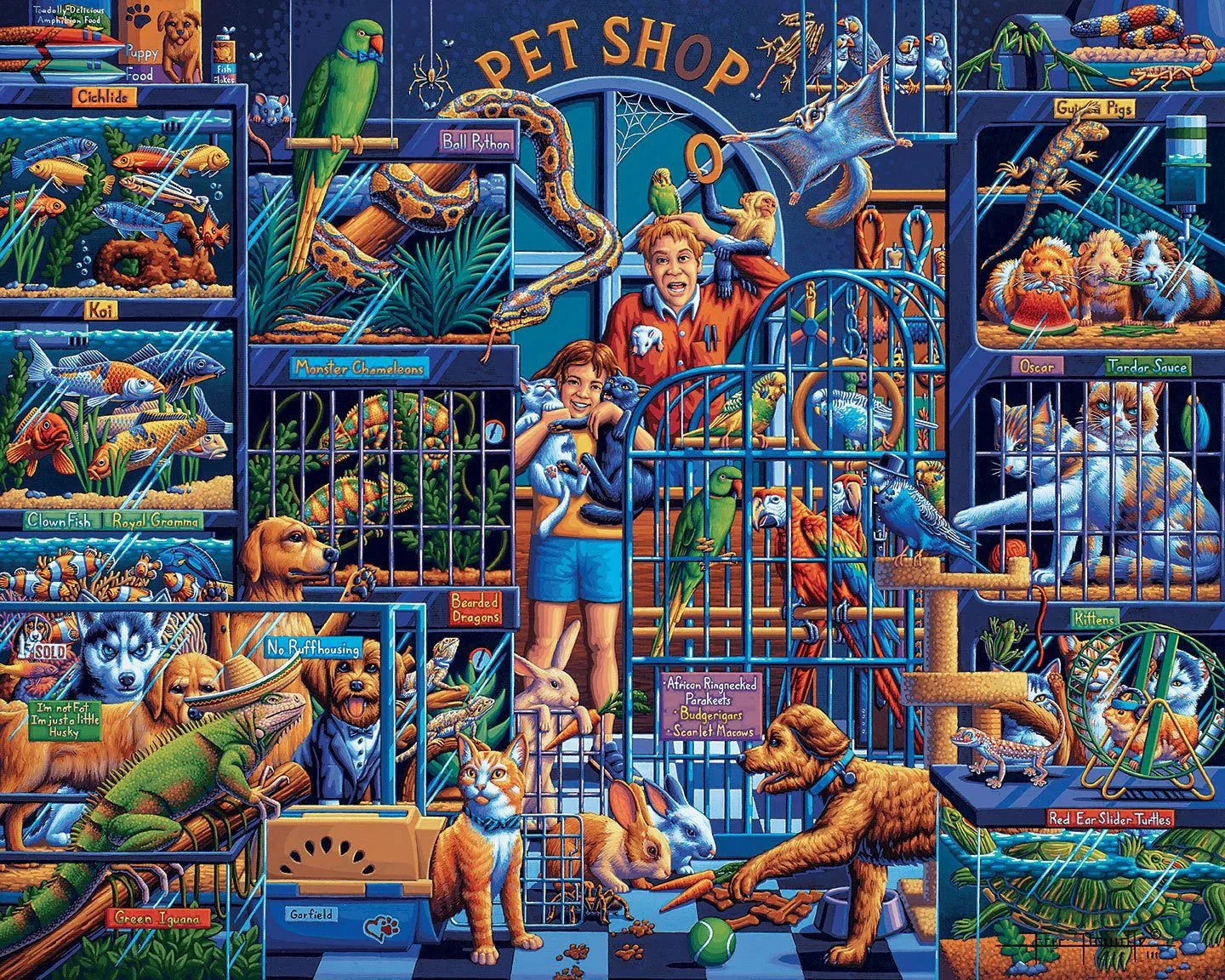Pet Shop 300 Piece Jigsaw Puzzle by Dowdle