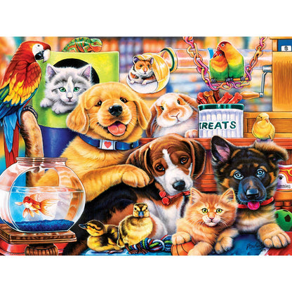 Playful Paws - Home Wanted 300 Piece EZ Grip Puzzle by Masterpieces Puzzles