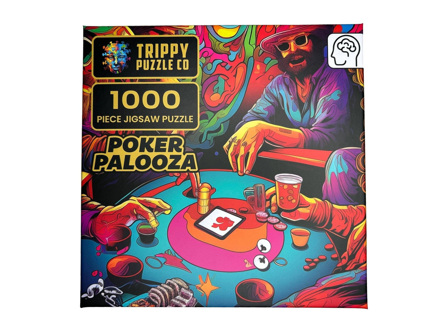Poker Palooza Adult 1000 Piece Jigsaw Puzzle | Trippy Puzzle Co