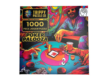 Poker Palooza Adult 1000 Piece Jigsaw Puzzle | Trippy Puzzle Co