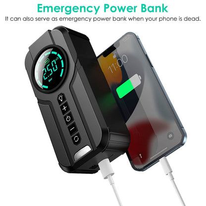 Portable Car Compressor Wireless Electric Air Pump 150 PSI with LED Light Otarealm