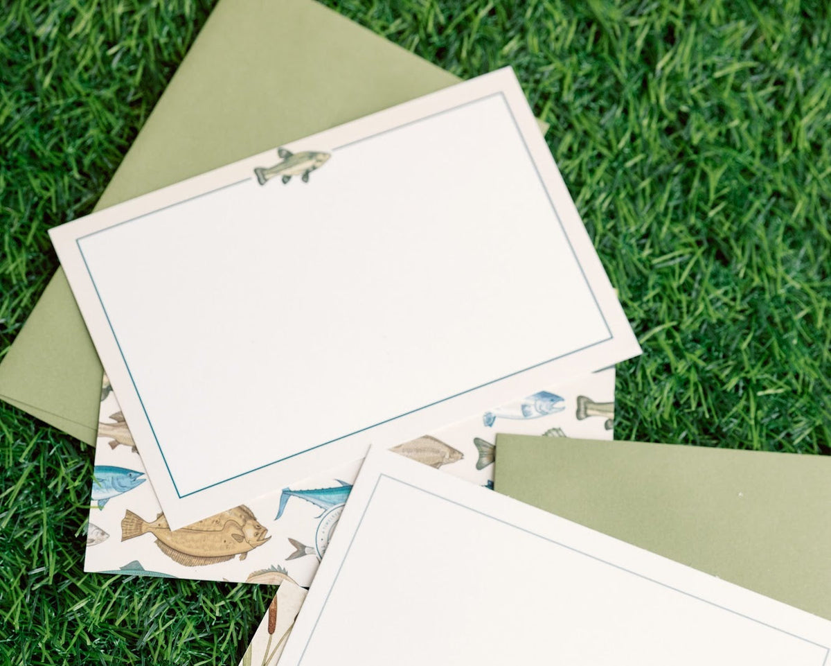Gone Fishing Notecard Set