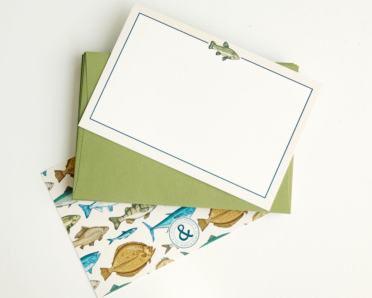 Gone Fishing Notecard Set