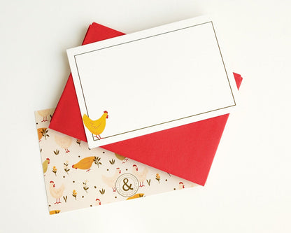 Chicken Notecard Set