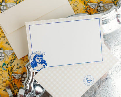 Cowgirl Notecard Set
