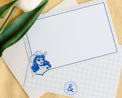 Cowgirl Notecard Set
