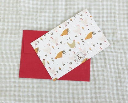 Chicken Notecard Set