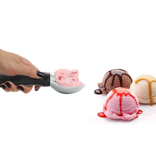 Premium Ice-Cream Scooper with Comfortable Grip Handle Otarealm