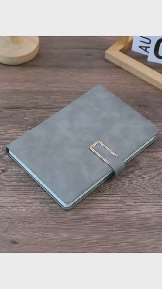 A5 Retro Leather Notebook – 200/360 Pages, Soft Cover Planner for Students, Business, Office, and School Stationery