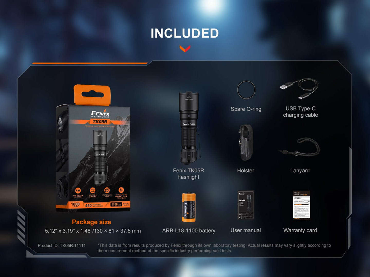 Fenix TK05R Compact Tactical EDC Flashlight Otarealm