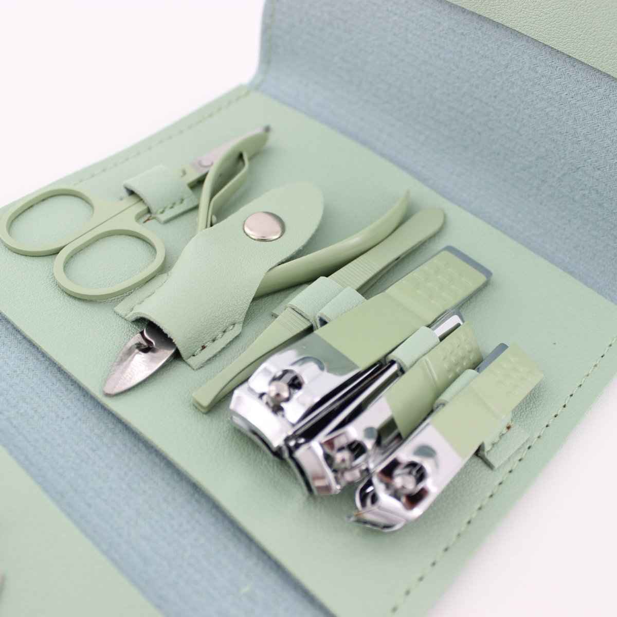 16 Piece Manicure Pedicure Set Carbon Steel Travel Grooming Kit