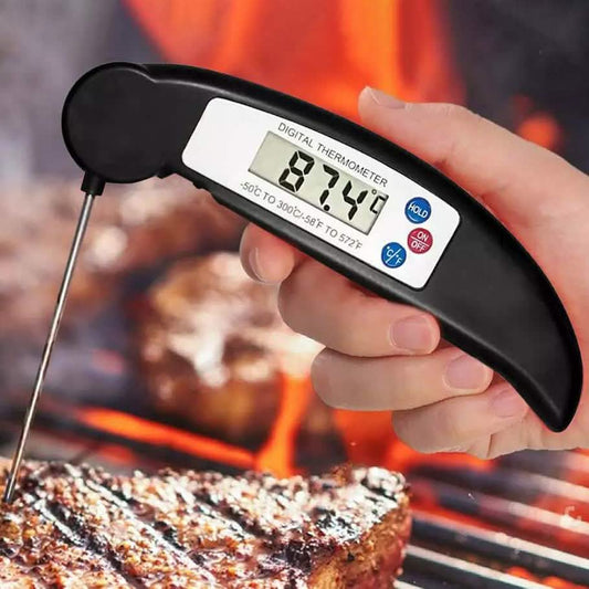 ProThermo Instant-Read Stainless Steel Digital Meat and Poultry Thermometer Otarealm