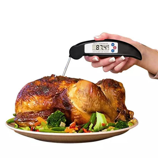 ProThermo Instant-Read Stainless Steel Digital Meat and Poultry Thermometer Otarealm