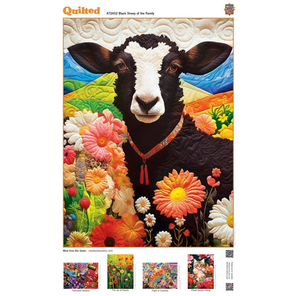Quilted - Black Sheep of the Family 1000 Piece Puzzle | Masterpieces Puzzles