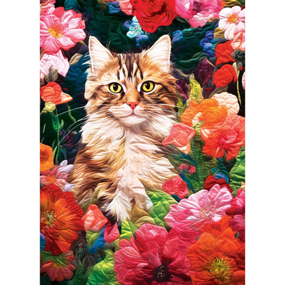 Quilted - Flower Garden Hiding 1000 Piece Puzzle | Masterpieces Puzzles