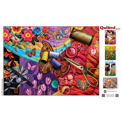 Quilted - Patchwork Gardens 1000 Piece Puzzle | Masterpieces Puzzles