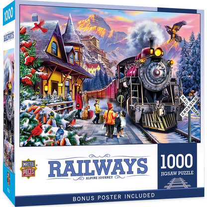 Railways - Alpine Journey 1000 Piece Jigsaw Puzzle | Masterpieces Puzzles