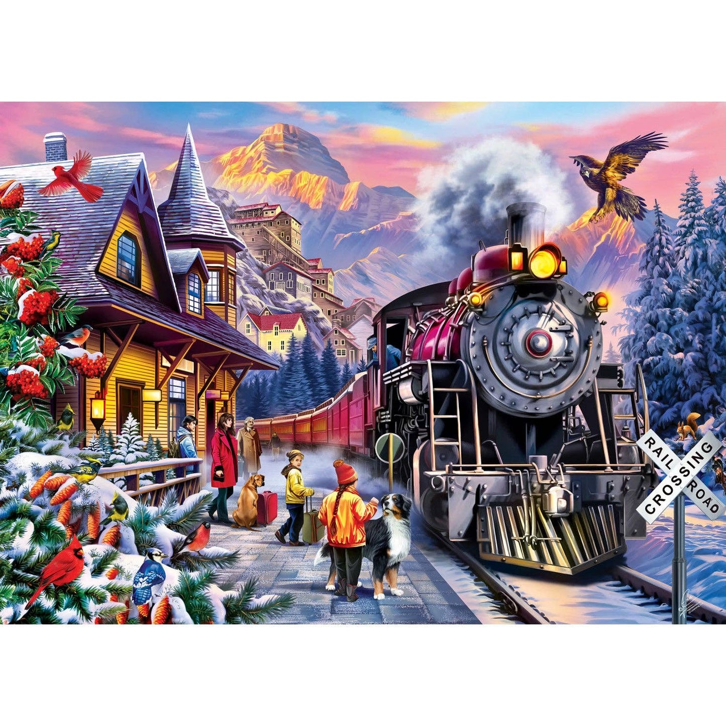 Railways - Alpine Journey 1000 Piece Jigsaw Puzzle | Masterpieces Puzzles