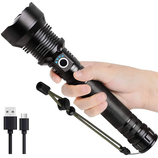 Rechargeable LED Flashlights 90000 Lumens Otarealm