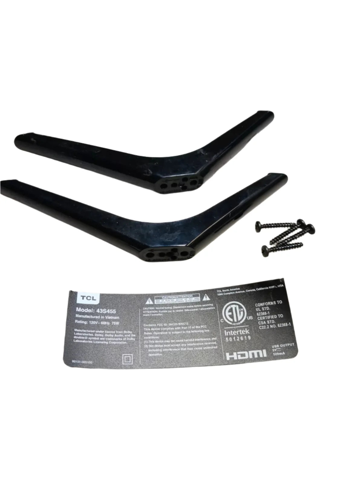 TCL 43S455 TV Stand/Base/Legs