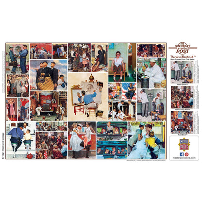 Saturday Evening Post - Rockwell Collage 1000 Piece Puzzle | Masterpieces Puzzles