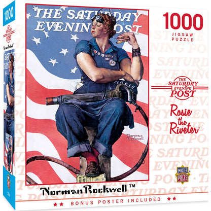 Saturday Evening Post - Rosie the Riveter 1000 Piece Puzzle by Masterpieces Puzzles
