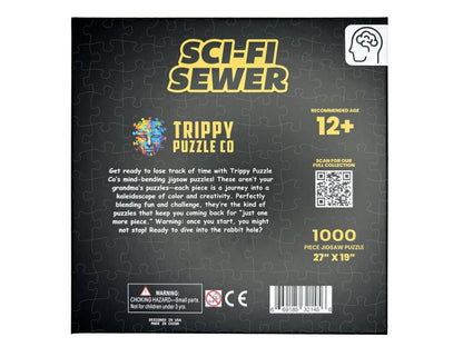Sci-Fi Sewer 1000 Piece Jigsaw Puzzle | Trippy Puzzle Co