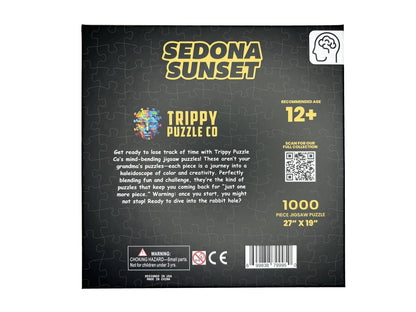 Sedona Sunset 1000 Piece Jigsaw Puzzle | Trippy Puzzle Co