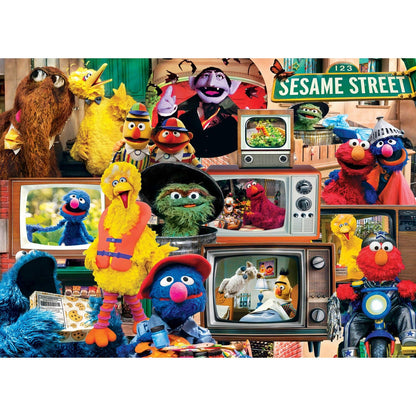 Sesame Street - Big Bird's Block Party 1000 Piece Puzzle by Masterpieces Puzzles