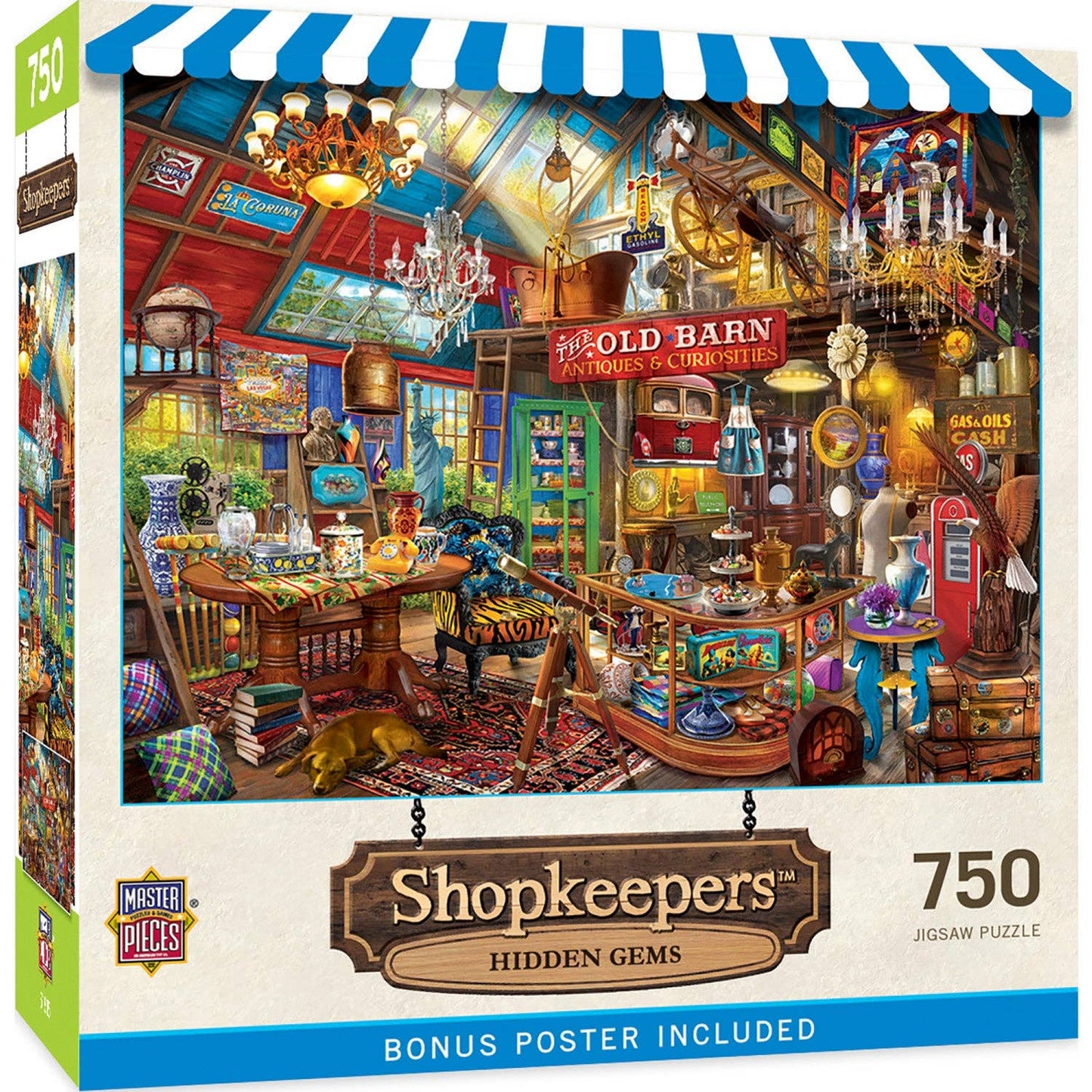 Shopkeepers - Hidden Gems 750 Piece Puzzle by Masterpieces