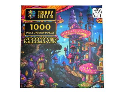 Shroomopolis Adult 1000 Piece Jigsaw Puzzle | Trippy Puzzle Co