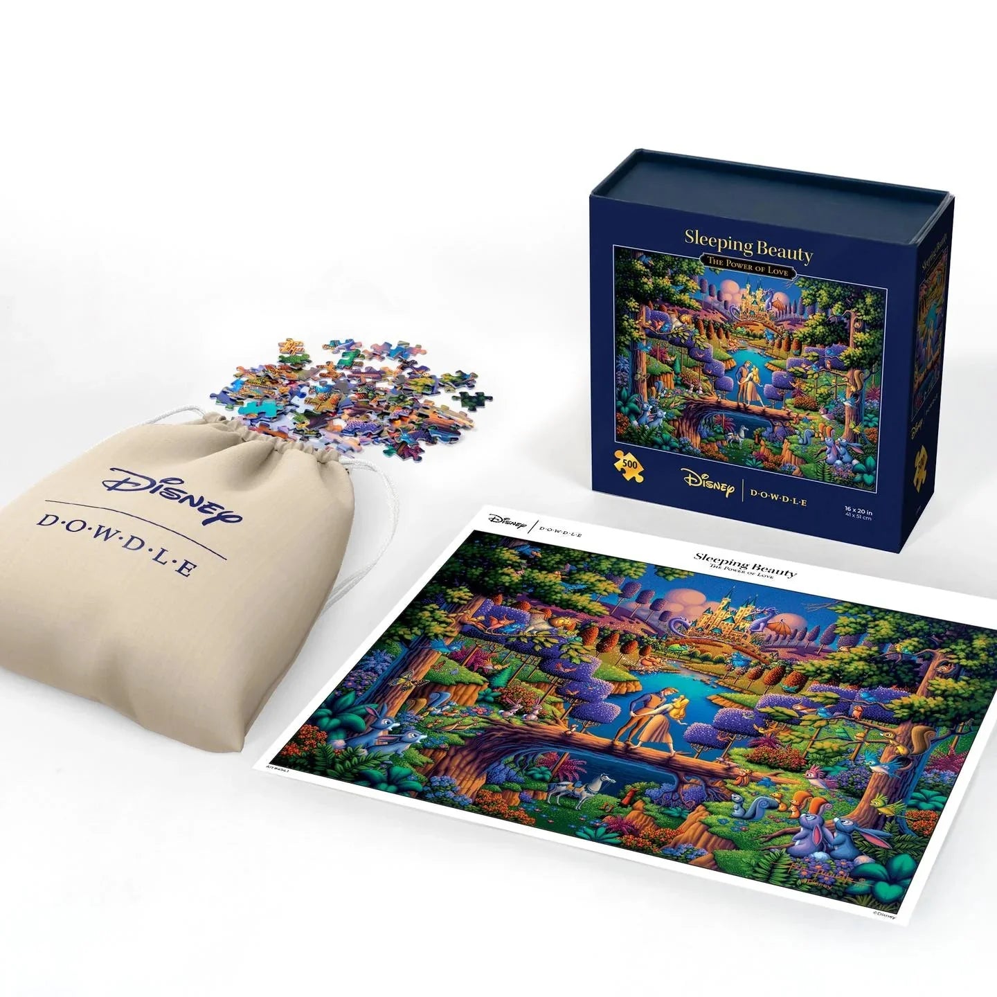 Sleeping Beauty The Power of Love 500 Piece Jigsaw Puzzle | Dowdle Puzzles